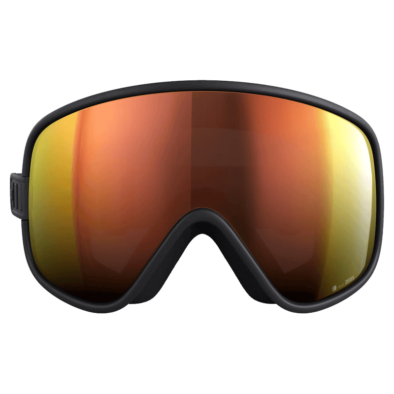 Front view of the Poc Vitrea Goggles in Uranium Black colourway, unisex's model