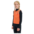 Front view of the Poc Vpd Air Vest Protection in Flourescent Orange colourway, kids's model