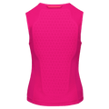 Back view of the Poc Vpd Air Vest Protection in Flourescent Pink colourway, kids's model