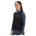 Front view of the Poc Vpd Air Vest Protection in Uranium Black colourway, women's model