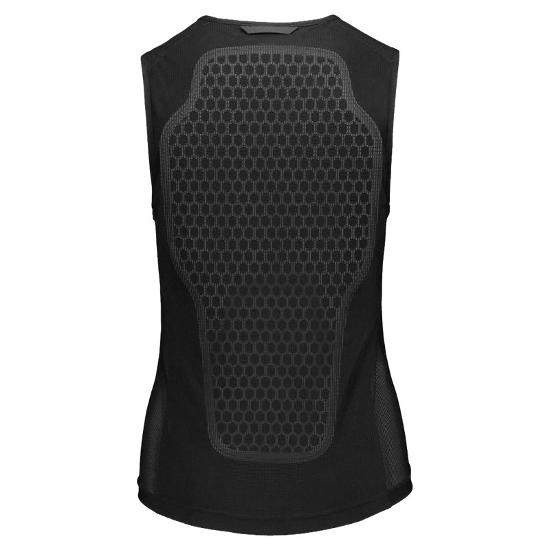 Back view of the Poc Vpd Air Vest Protection in Uranium Black colourway, women's model
