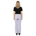 Back view of the Pure Bottoms Up Pants in Misty colourway, women model