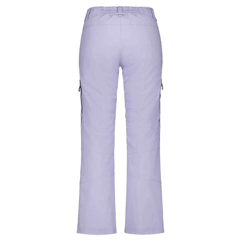 Back view of the Pure Bottoms Up Pants in Misty colourway, women model