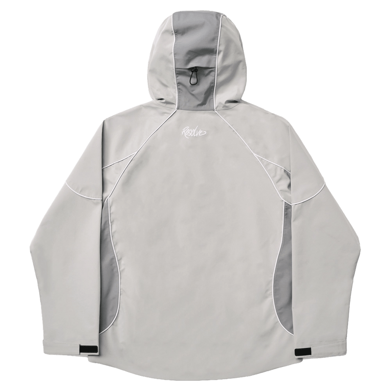 Back view of Resolve Storm Ski Jacket in Grey