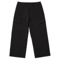 Front view of Resolve Sprinter Baggy cargo Ski Pants in colour Black