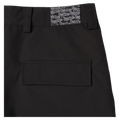 Back view of Resolve Sprinter Baggy cargo Ski Pants in colour Black
