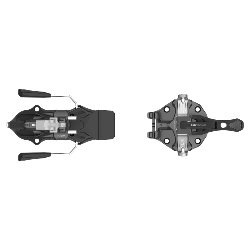 Top black view of ATK Raider 13 Evo Ski Touring Bindings
