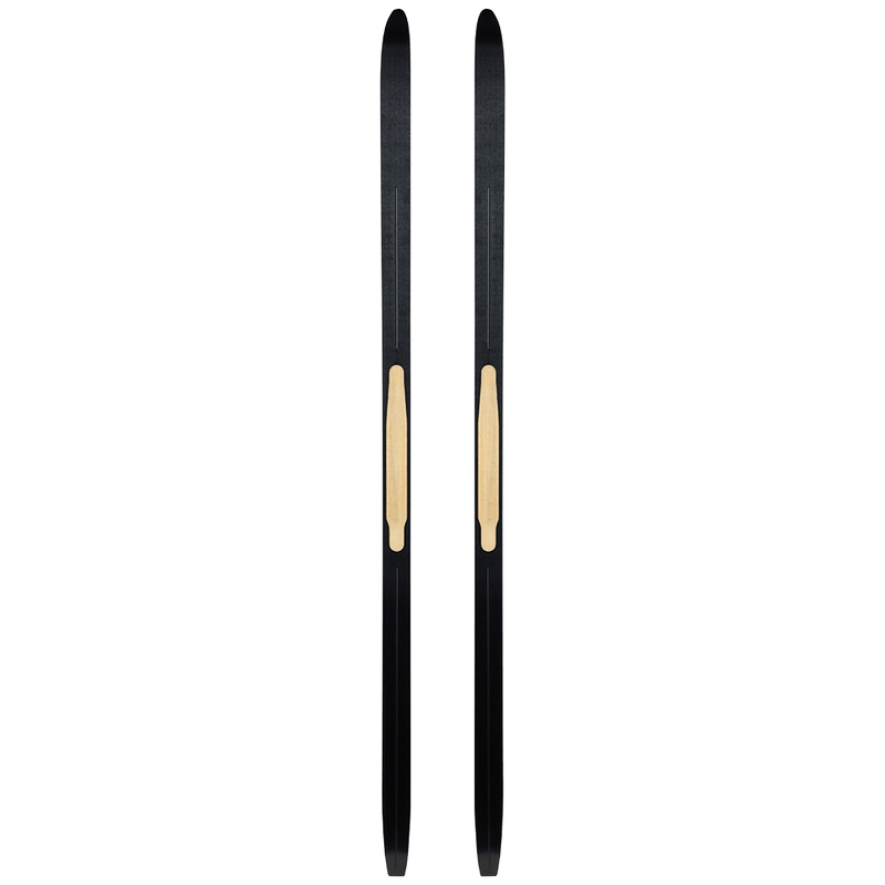 Base view of the Speed R-Skin Classic Ski showing imbeded skins.