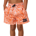 Front image of the Rip Curl Cosmic Surfing Volley - Boy in Mandarin Orange