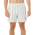 Front image of the Rip Curl Mod Cali Stripe Volley in Bluefin