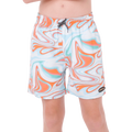 Front image of the Rip Curl Island Paradiso Volley -Boy in Multicolour