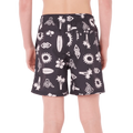 Back image of the Rip Curl Island Paradiso Volley -Boy in Washed Black