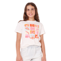 Front image of the Rip Curl Paradise Club Summer Tee-Girl in Bone