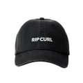 Front image of the Rip Curl Premium Surf Cap in Black White