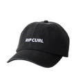Side image of the Rip Curl Premium Surf Cap in Black White