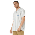Side image of the Rip Curl Mod Cali Stripe S/S Shirt in Bluefin