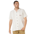 Front image of the Rip Curl Mod Cali Stripe S/S Shirt in Bone