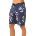 Side image of the Rip Curl Mirage Heritage Diamond shorts in Dark Navy
