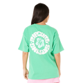 Back image of the Rip Curl Luxe Surf Heritage Tee in Irish Green