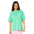 Front image of the Rip Curl Luxe Surf Heritage Tee in Irish Green