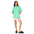 Full image of the Rip Curl Luxe Surf Heritage Tee in Irish Green