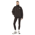 Full view of P.E Nation Rotate Quarter Zip - Womens in colour Coffee.