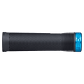 Main view of the Raceface Chester Grip in Turquoise colourway, unisex model