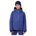 Front view of the Rossignol BLACKSIDE Jacket in FUTURE BLUE colourway, women model