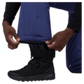 Gaiters view of the Rossignol Blackside 2.0 Pants in FUTURE BLUE colourway, men model