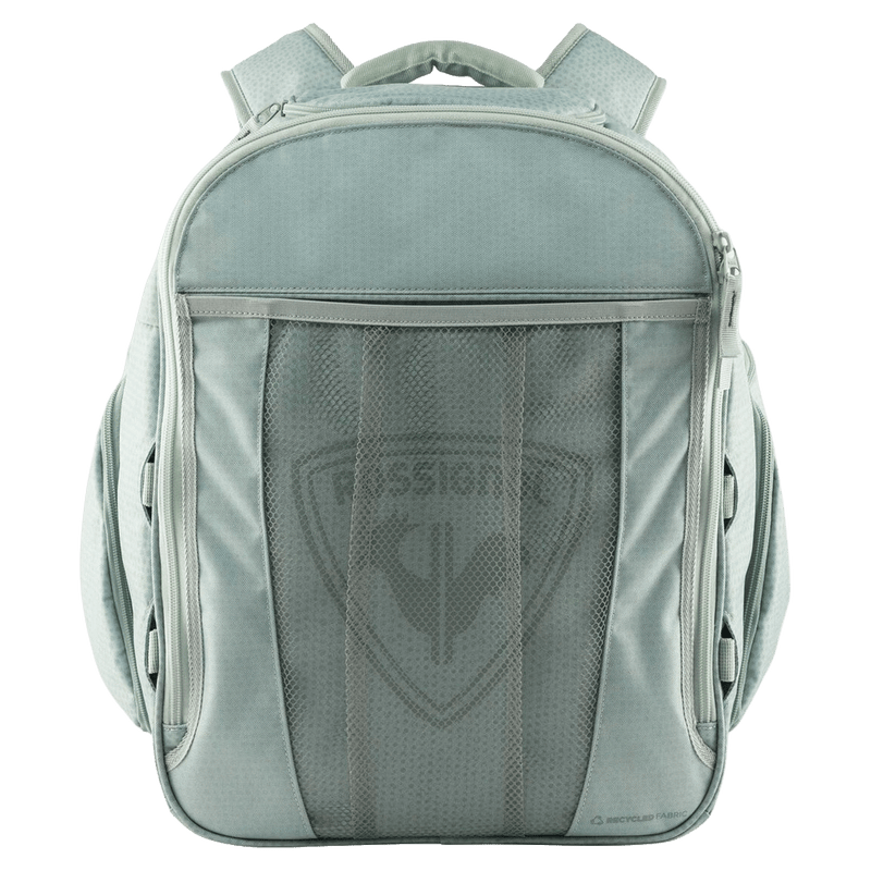 Front view of the Rossignol Electra Boot And Helmet Pack in Aqua colourway, women's model