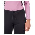 Waist view of the Rossignol Genetys Pants in Black colourway, women model