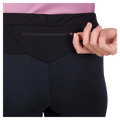 Back pocket view of the Rossignol Genetys Pants in Black colourway, women model