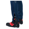 Detail view of the Rossignol Genetys Pants in Dark Navy colourway, unisex model
