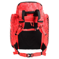 Back view of the Rossignol Hero Athletes Bag in Hot Red colourway, unisex's model