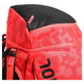 Detail view of the Rossignol Hero Athletes Bag in Hot Red colourway, unisex's model