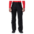 Front view of the Rossignol Insulated Ski Pants in BLACK colourway, men model