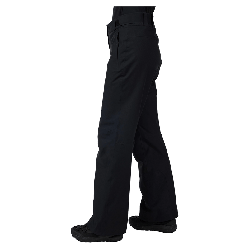 Side view of the Rossignol Insulated Ski Pants in Black colourway, women model