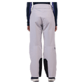 Back view of the Rossignol Insulated Ski Pants in GALACTIC LILAC colourway, women model