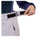 Waist view of the Rossignol Insulated Ski Pants in GALACTIC LILAC colourway, women model