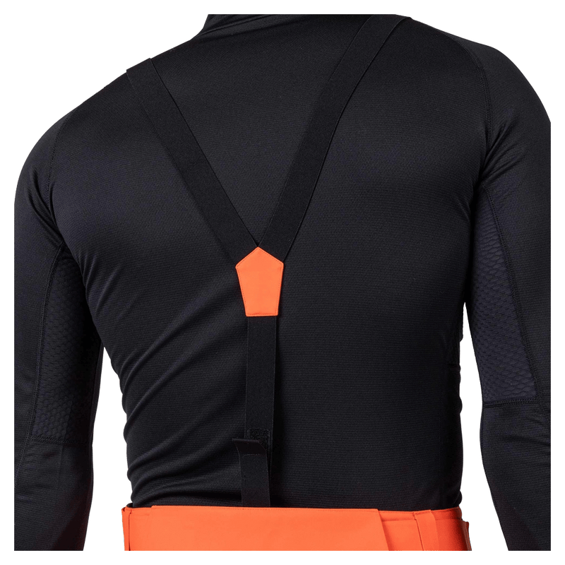 Suspenders view of the Rossignol Insulated Ski Pants in GOLDEN GATE colourway, men model