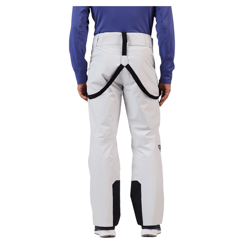 Back view of the Rossignol Insulated Ski Pants in SOFT GREY colourway, men model
