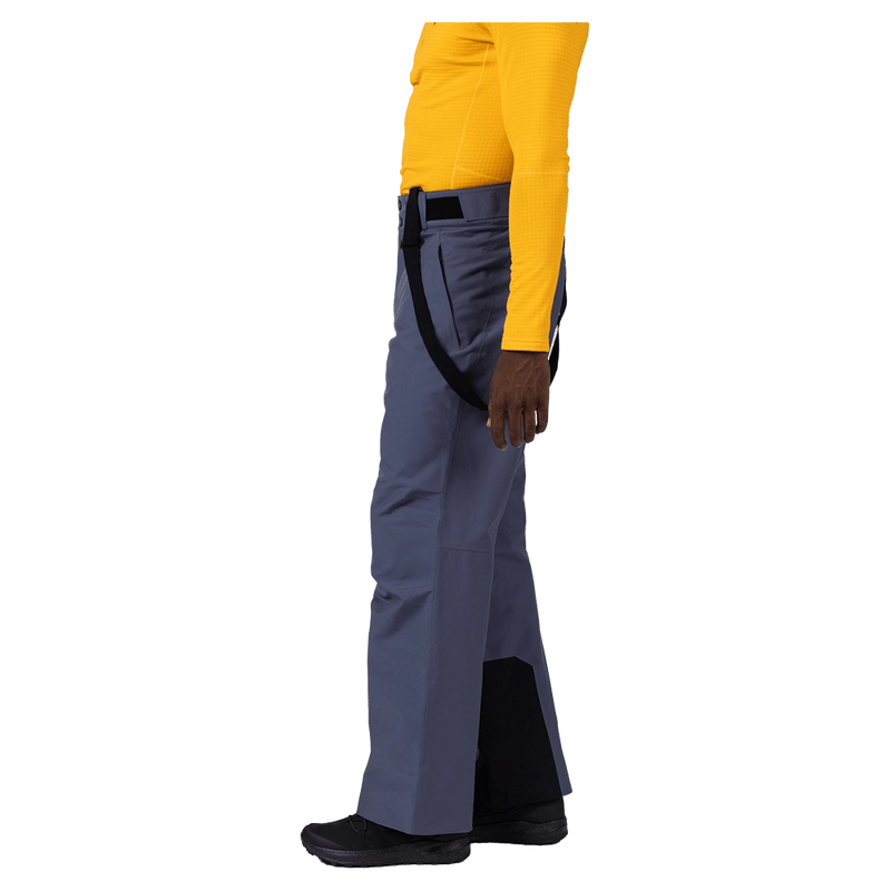 Side view of the Rossignol Insulated Ski Pants in TRUE NIGHT BLUE colourway, men model