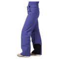Side view of the Rossignol Outerlimits Insulated Ski Pants in FUTURE BLUE colourway, women model