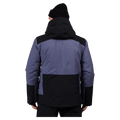 Back view of the Rossignol Rochrun Insulated Jacket in TRUE NIGHT BLUE colourway, men model
