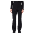 Front view of the Rossignol SOFTSHELL Ski Pants in Black colourway, women model
