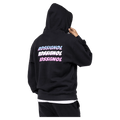 Back view of the Rossignol WATERFALL H RELAX Jumper in Balck colourway, men model