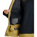 View of women in Roxy Wild Twist Snowboard Jacket - Womens in colour True Black.