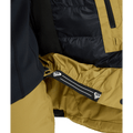 View of women in Roxy Wild Twist Snowboard Jacket - Womens in colour True Black.