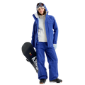 Front image of the Chloe Kim Snowboard Jacket - Womens in Dazzling Blue