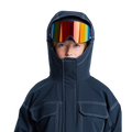 Front image of the Chloe Kim Snowboard Jacket - Womens in True Black